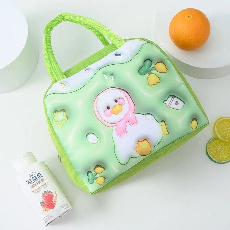 3D Cartoon Printed Lunch Bag Design Bento Bag