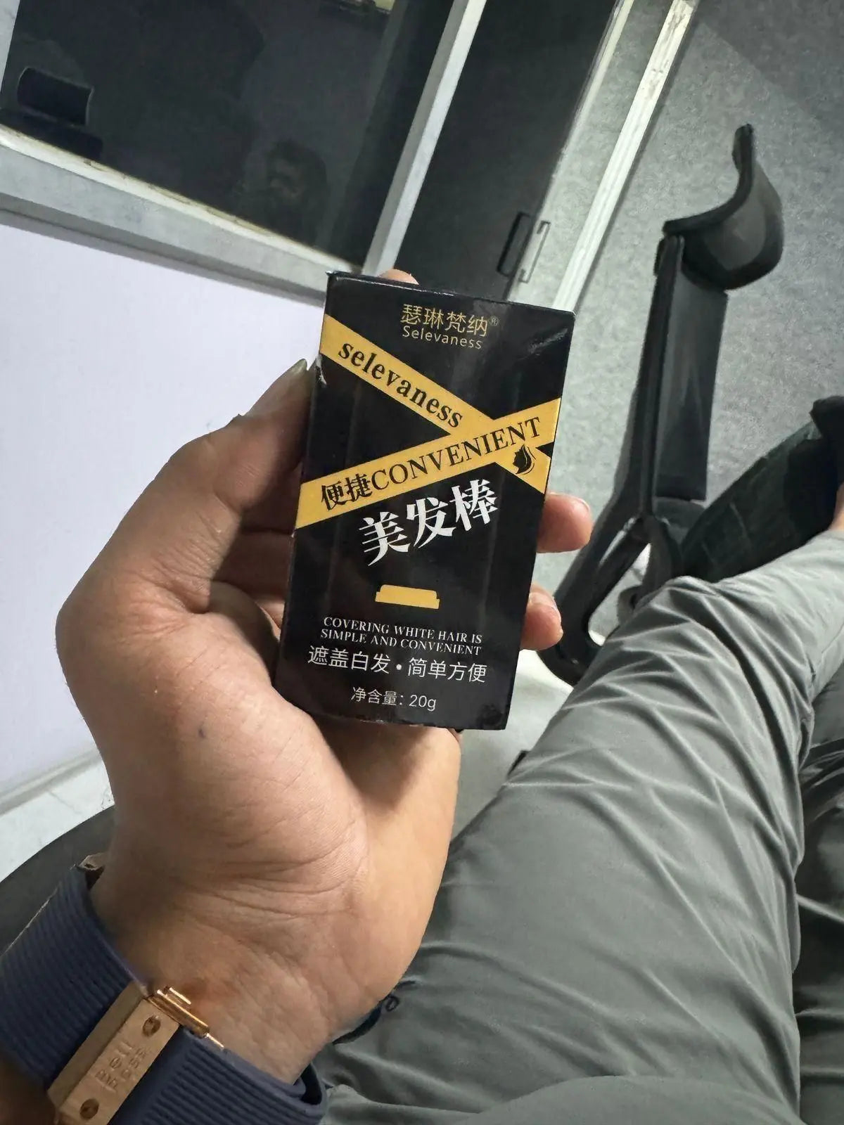 Hair Dye StickWaterproof Hair Dye Stick – Instant Gray Coverage