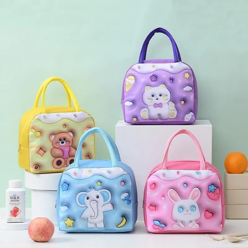 3D Cartoon Printed Lunch Bag Design Bento Bag