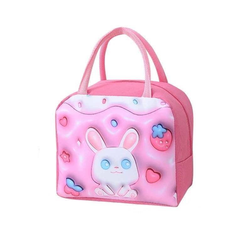 3D Cartoon Printed Lunch Bag Design Bento Bag